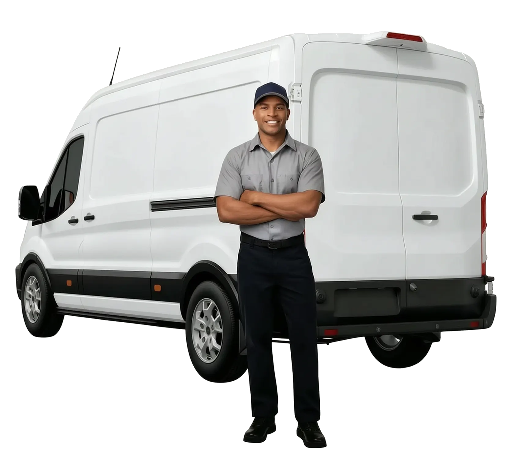 LeadForge professional technician and service van