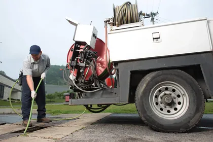 High-pressure water jetting