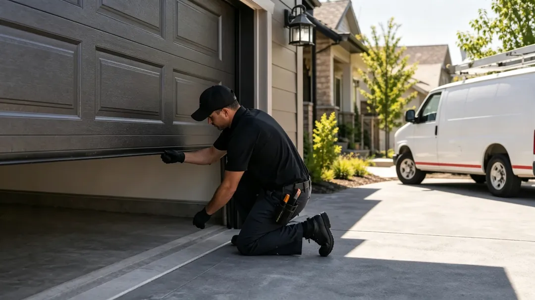 emergency garage door repair and spring replacement process